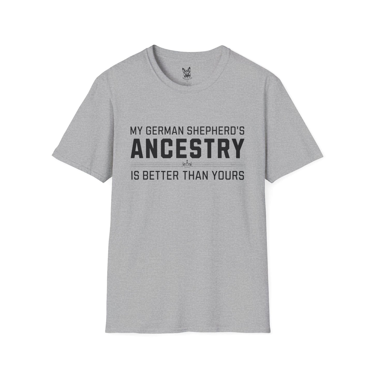 T-Shirt Sport Grey / S Ancestry Flex – Sassy German Shepherd T-Shirt (UK)