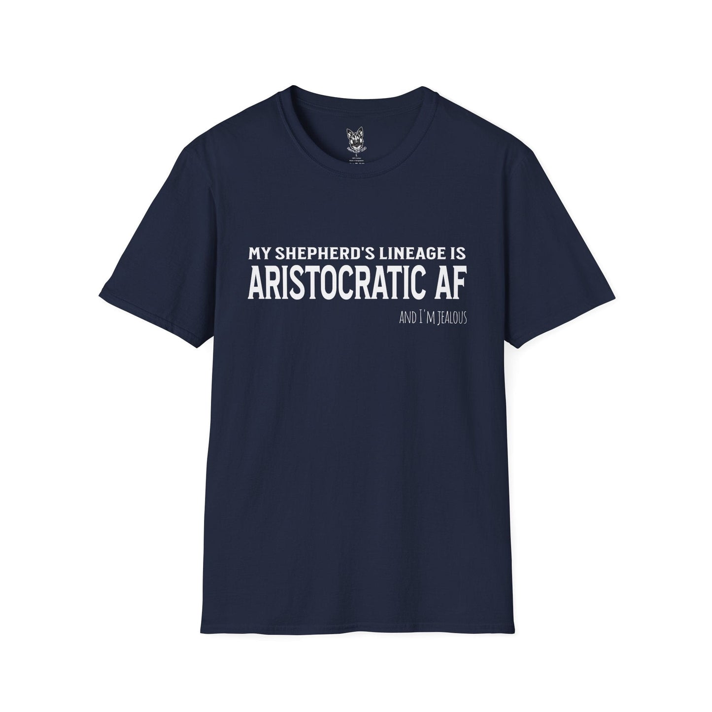 T-Shirt Navy / S Aristocratic AF – Royal German Shepherd T-Shirt (UK)