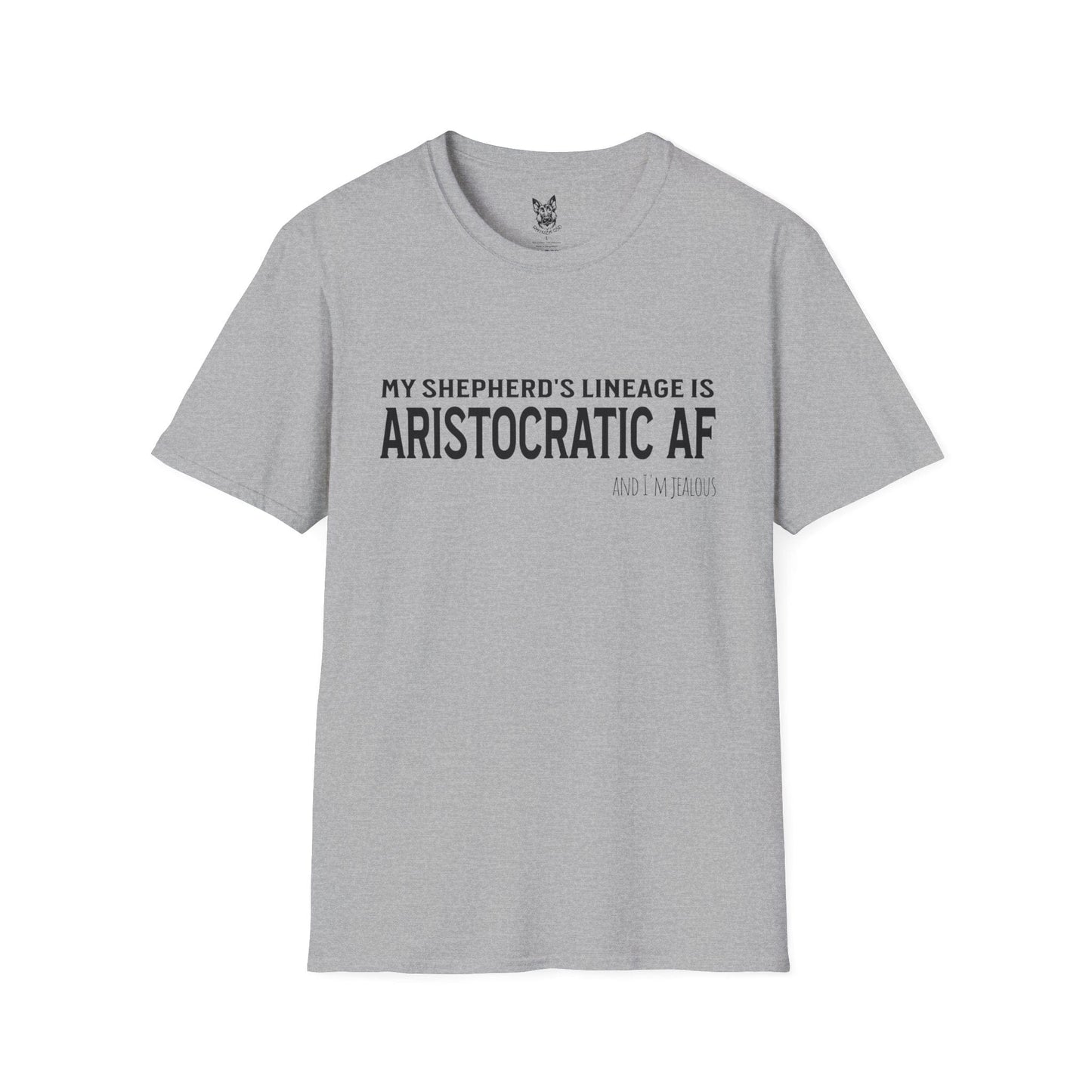T-Shirt Sport Grey / S Aristocratic AF – Royal German Shepherd T-Shirt (UK)