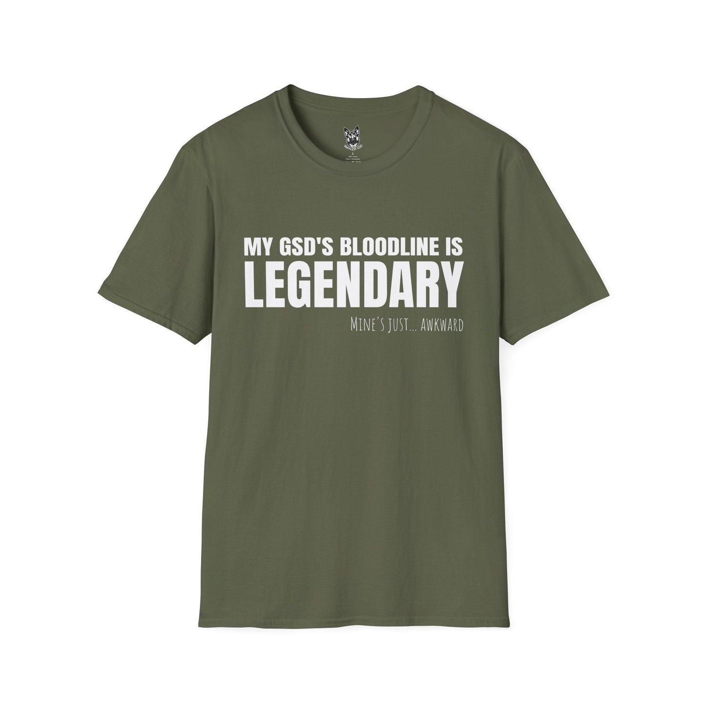 T-Shirt Military Green / S Bloodline: Legendary – Royal German Shepherd T-Shirt (UK)