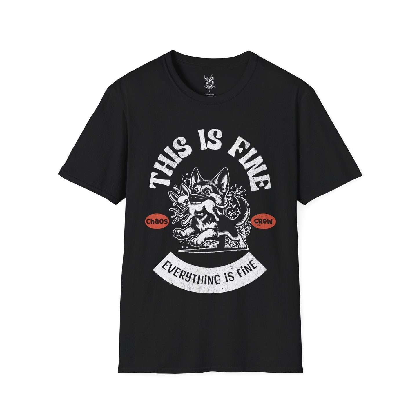 T-Shirt Black / S Chaos Crew – Funny German Shepherd T-Shirt (UK)