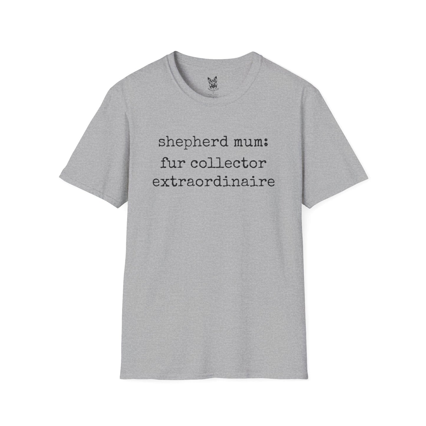 T-Shirt Sport Grey / S Chief Fur Magnet – Funny German Shepherd T-Shirt (UK)