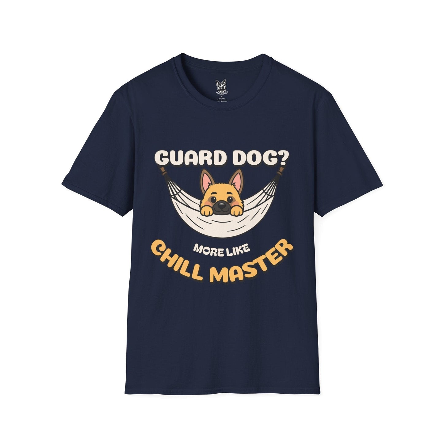 T-Shirt Navy / S Chill Master – Laid-Back German Shepherd T-Shirt (UK)
