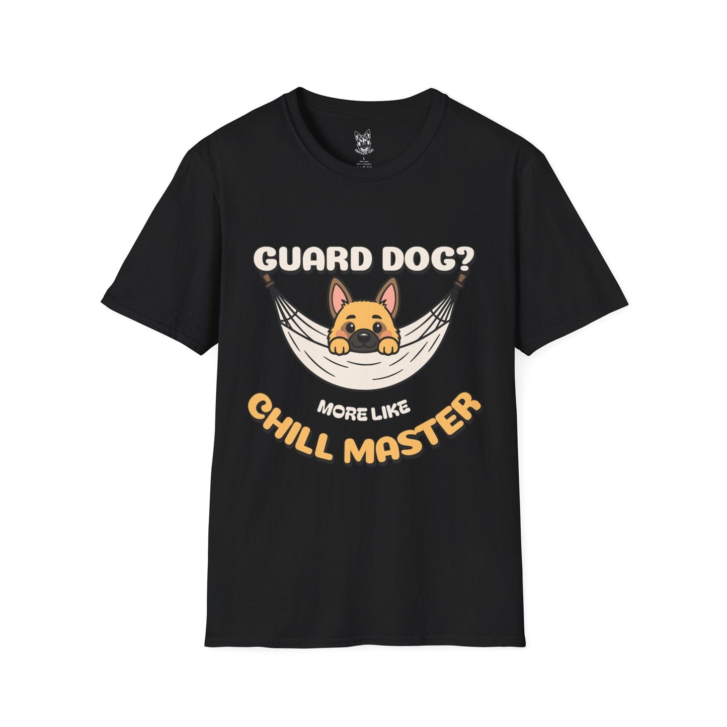 T-Shirt Black / S Chill Master – Laid-Back German Shepherd T-Shirt (UK)
