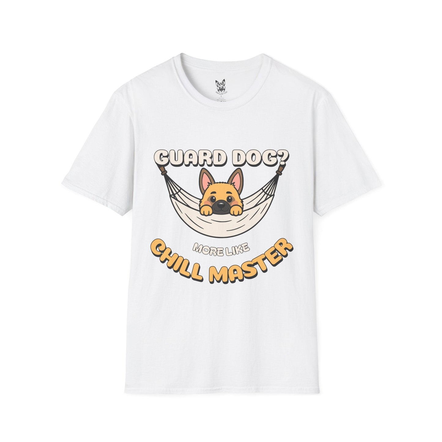 T-Shirt White / S Chill Master – Laid-Back German Shepherd T-Shirt (UK)