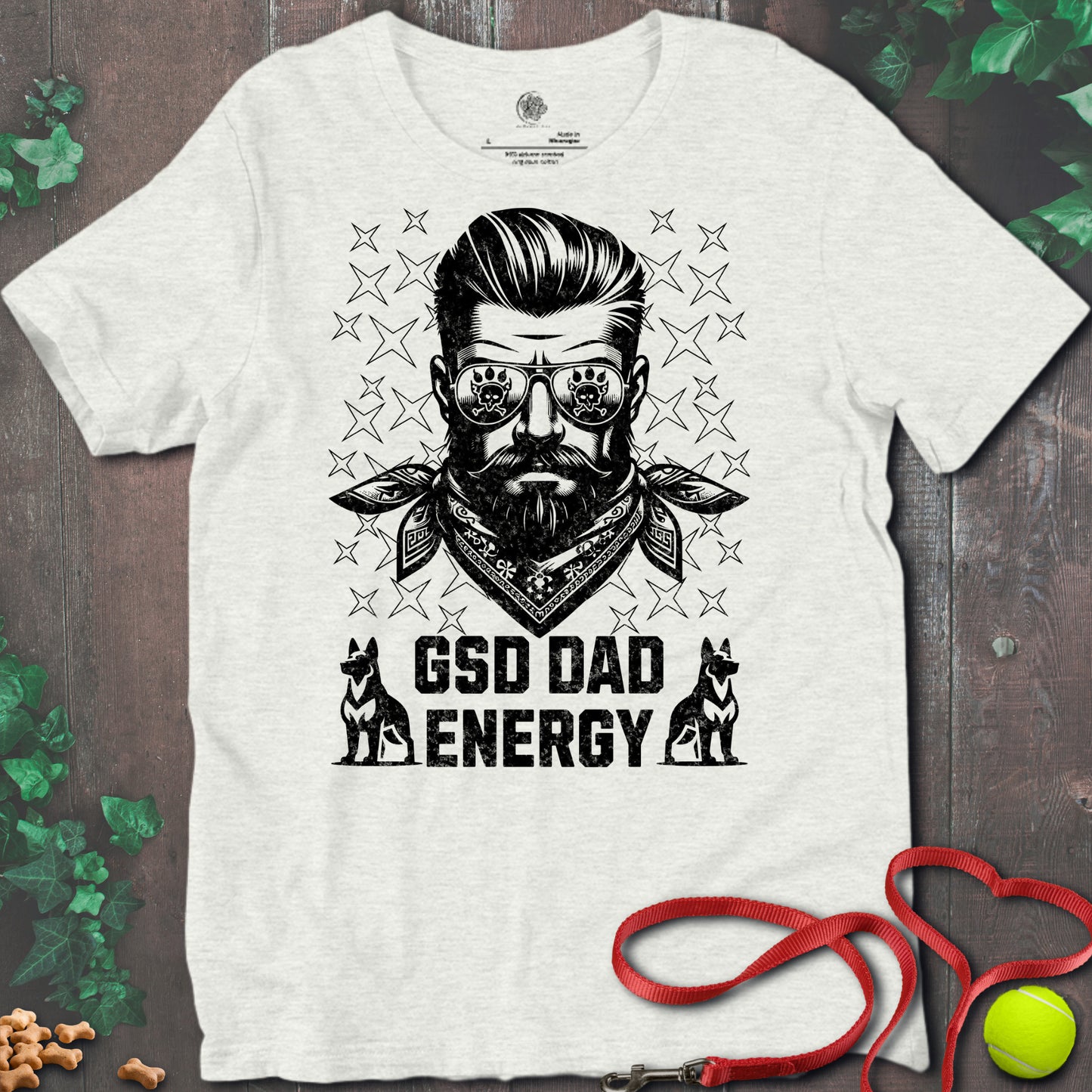 RemuzelGSD T-Shirt Ash / S GSD Dad Energy T-shirt