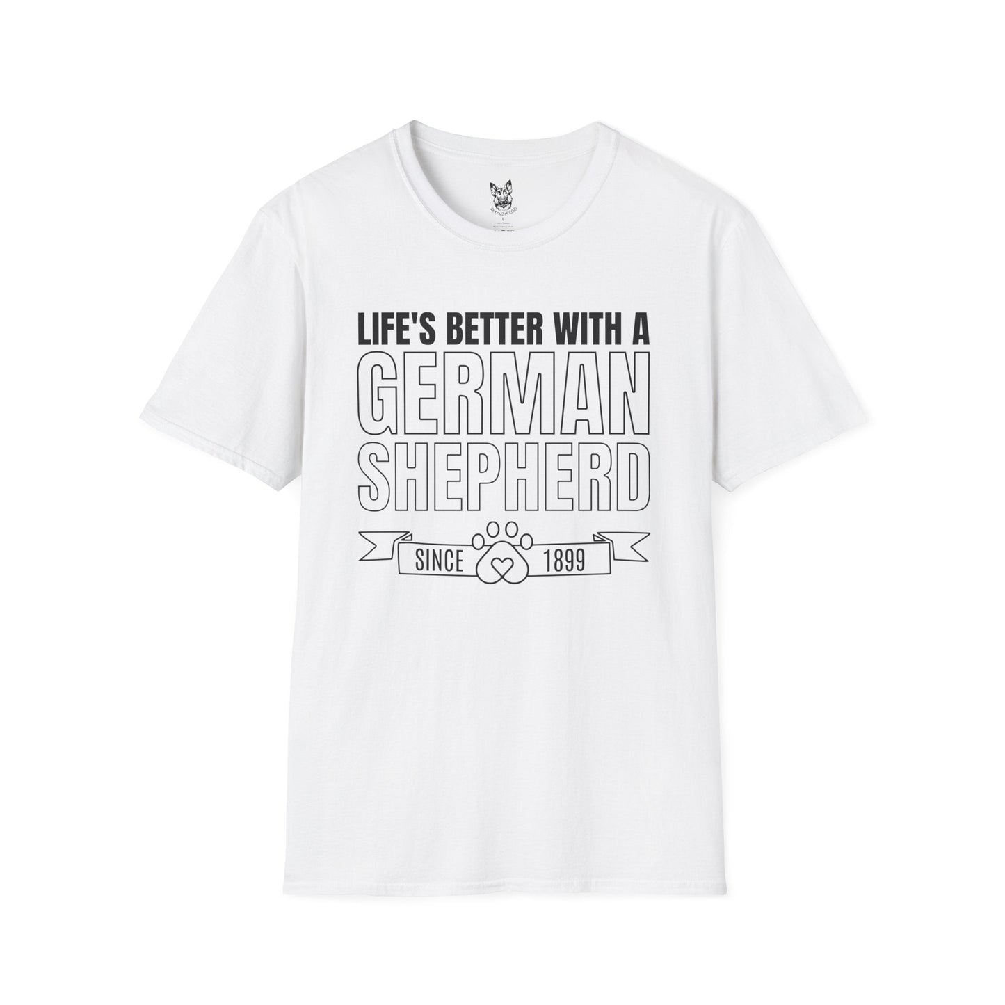 T-Shirt White / S Life’s Better With One – Proud German Shepherd T-Shirt (UK)