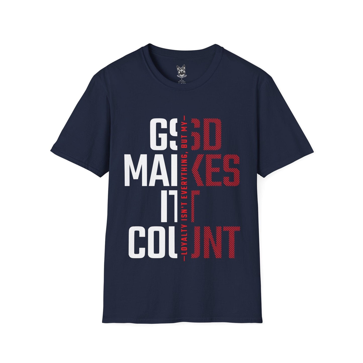 T-Shirt Navy / S Loyalty Counts – German Shepherd T-Shirt (UK)