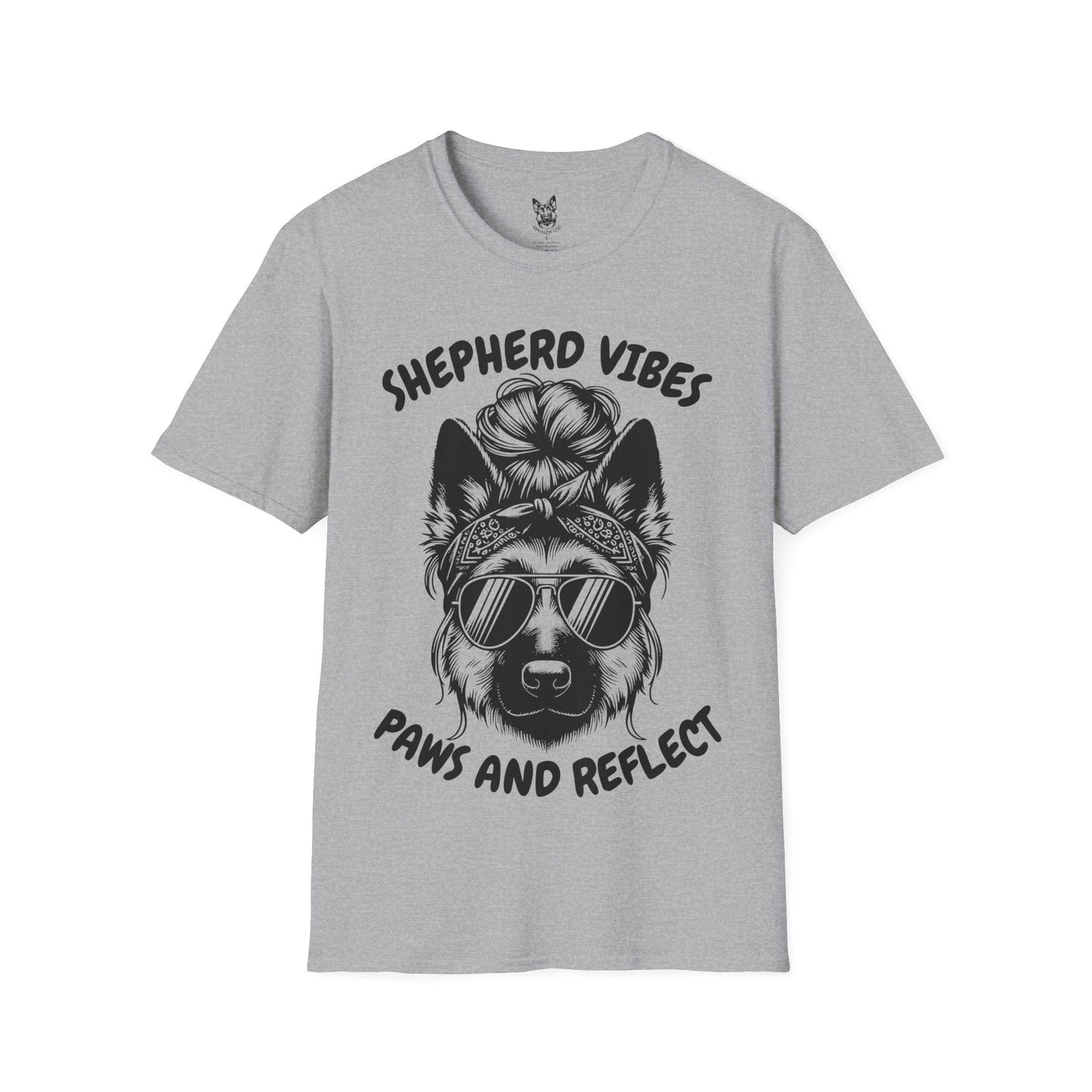 T-Shirt Sport Grey / S Paws & Reflect – Zen German Shepherd T-Shirt (UK)