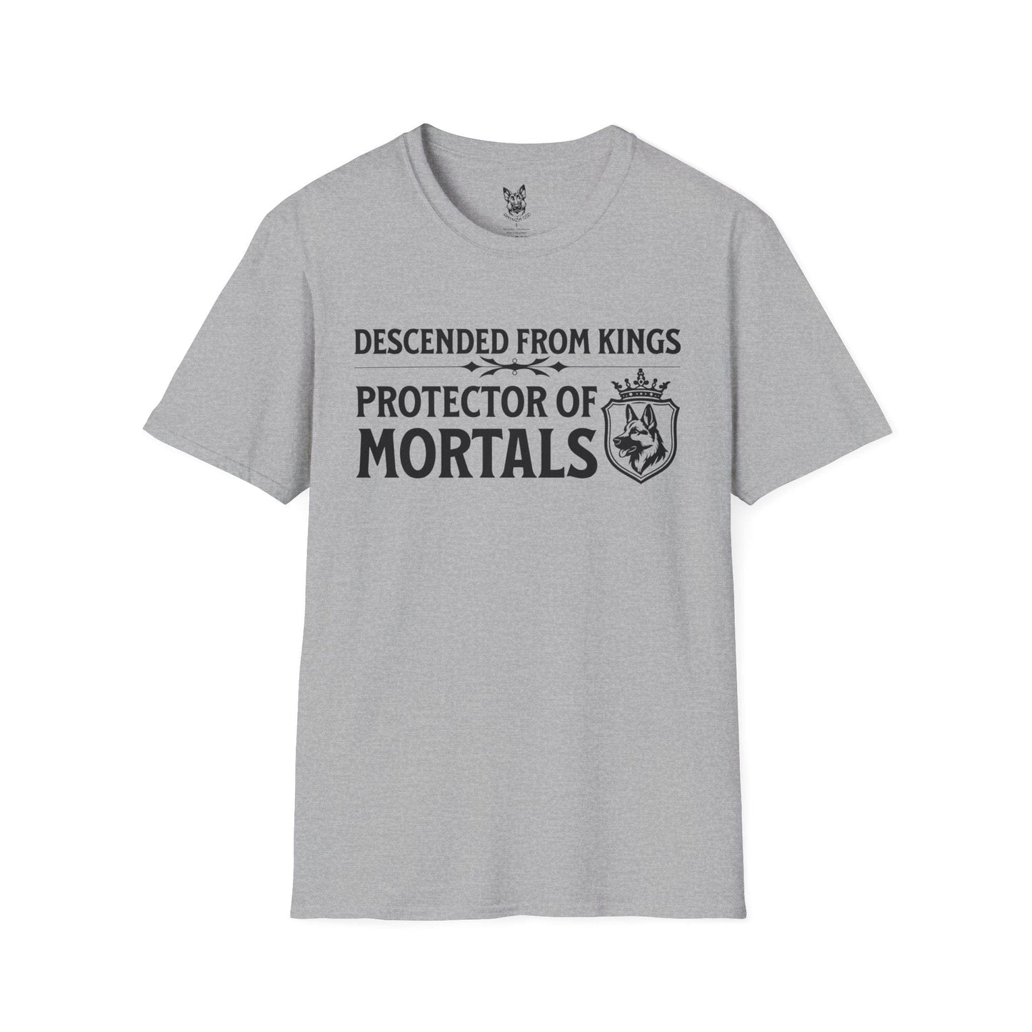 T-Shirt Sport Grey / S Protector of Mortals – Regal German Shepherd T-Shirt (UK)