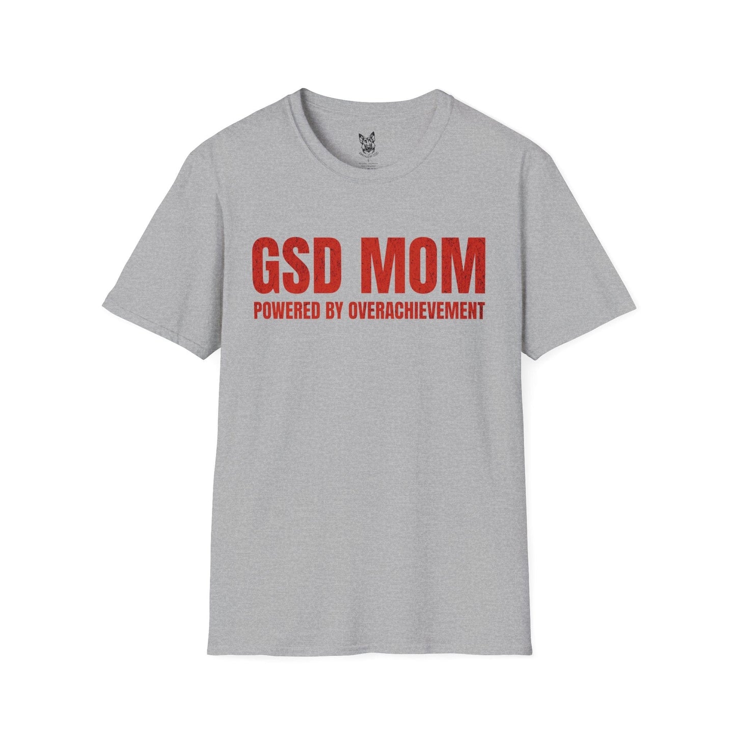T-Shirt Sport Grey / S Runs on Overachievement – Proud German Shepherd T-Shirt (UK)