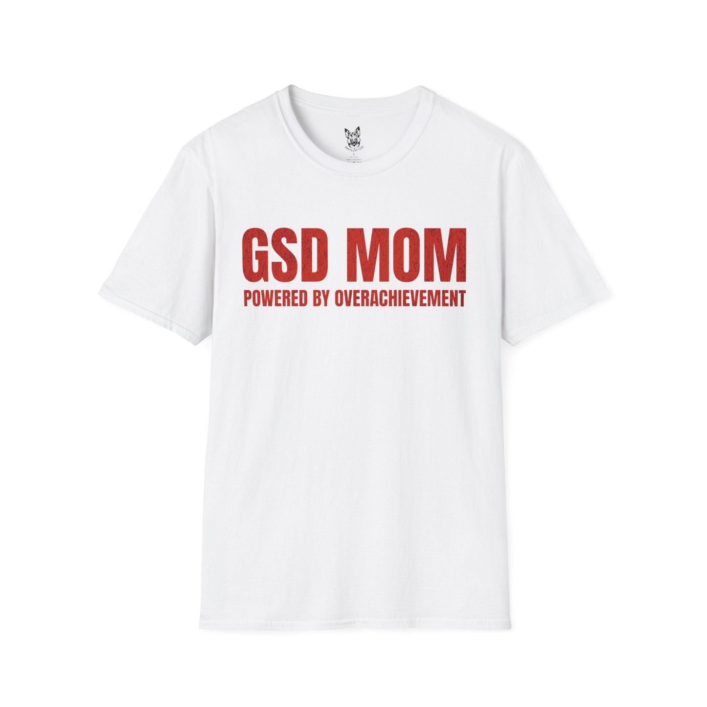 T-Shirt White / S Runs on Overachievement – Proud German Shepherd T-Shirt (UK)