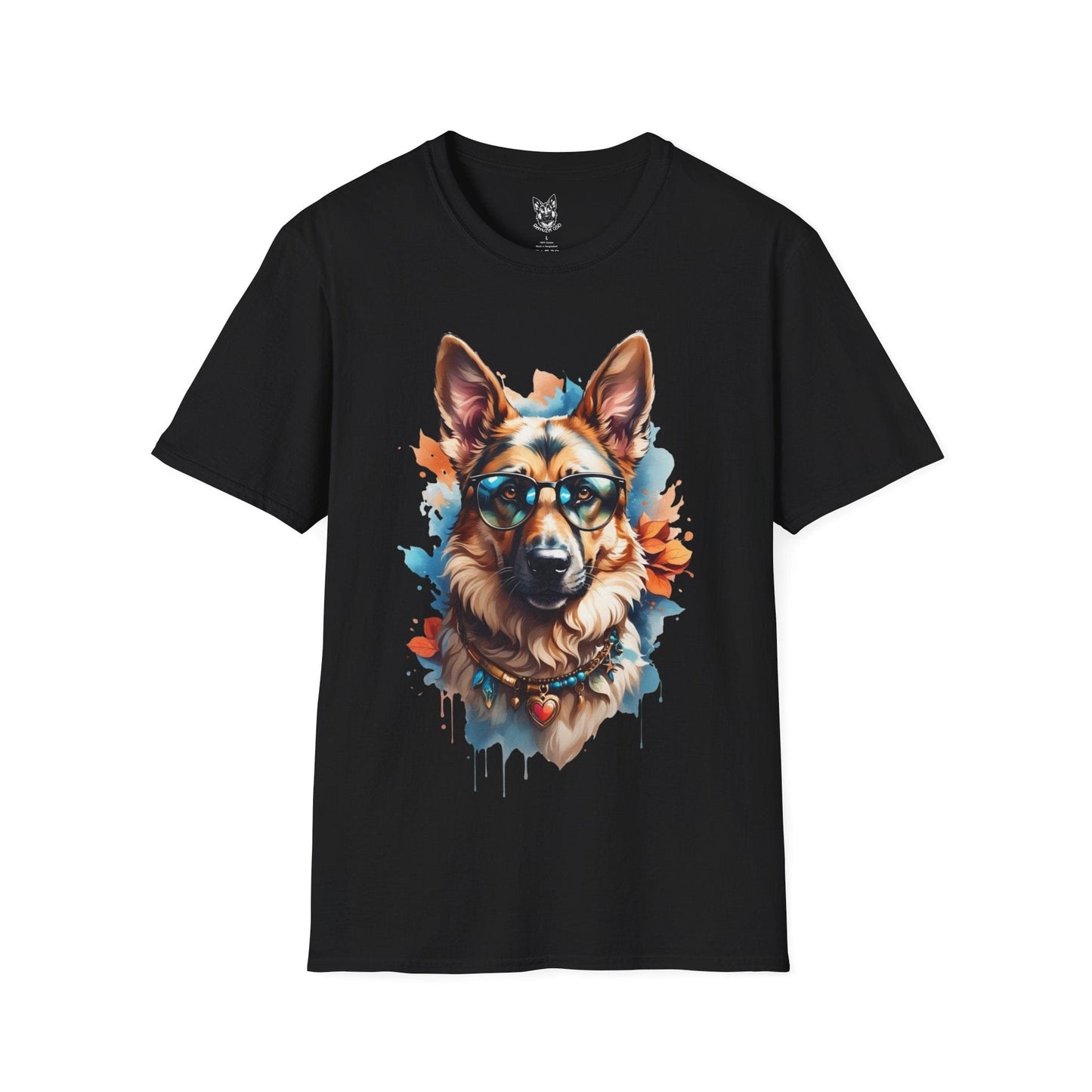 T-Shirt Black / S Shepherd Chic – Aesthetic German Shepherd T-Shirt (UK)