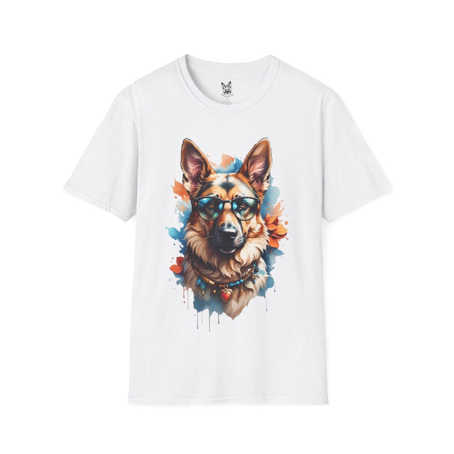 T-Shirt White / S Shepherd Chic – Aesthetic German Shepherd T-Shirt (UK)