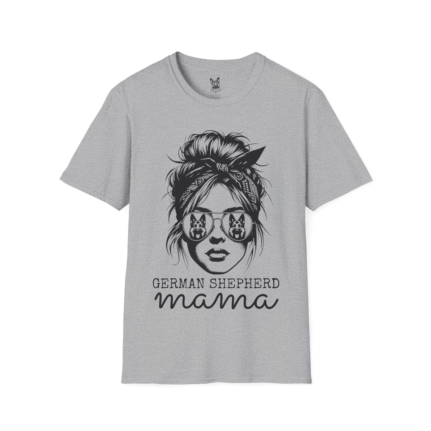 T-Shirt Sport Grey / S Shepherd Mama Energy – Sassy German Shepherd T-Shirt (UK)
