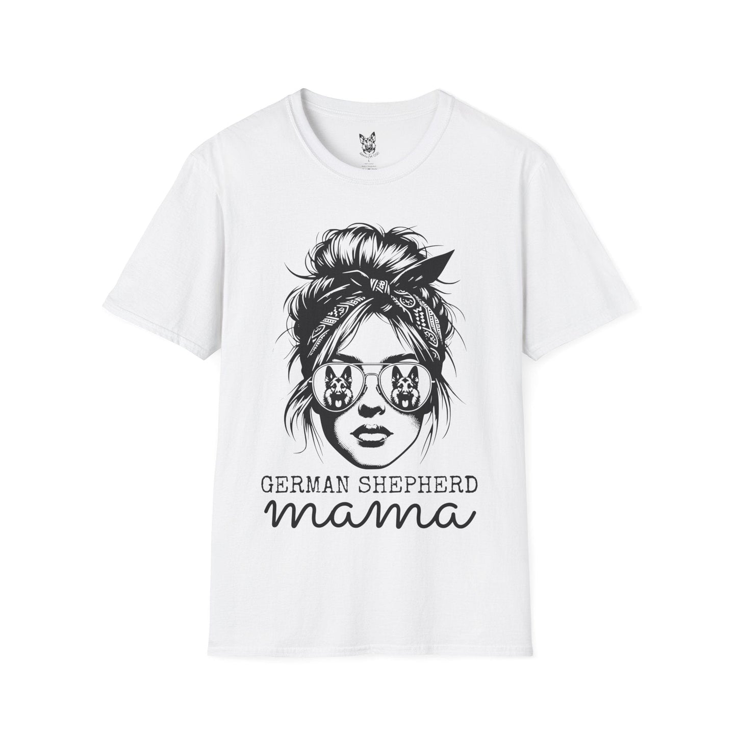 T-Shirt White / S Shepherd Mama Energy – Sassy German Shepherd T-Shirt (UK)