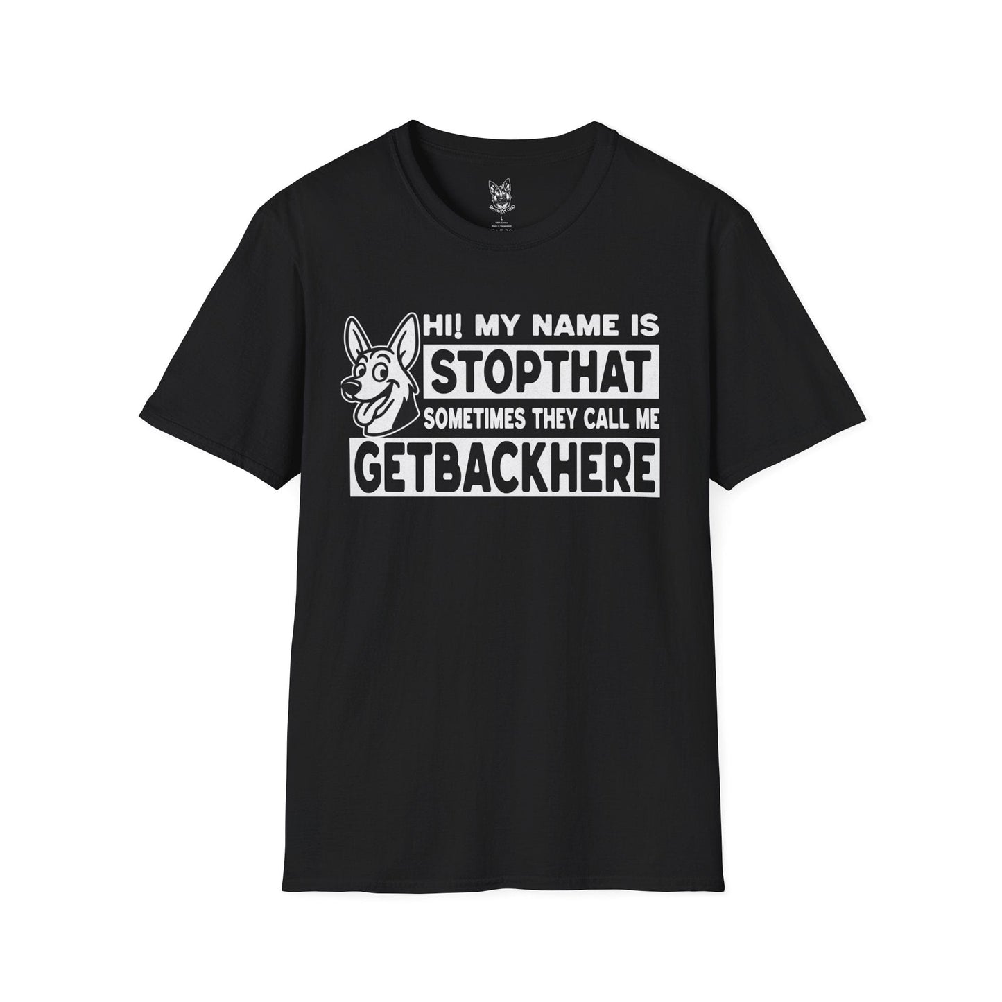 T-Shirt Black / S STOPTHAT – Funny German Shepherd T-Shirt (UK)