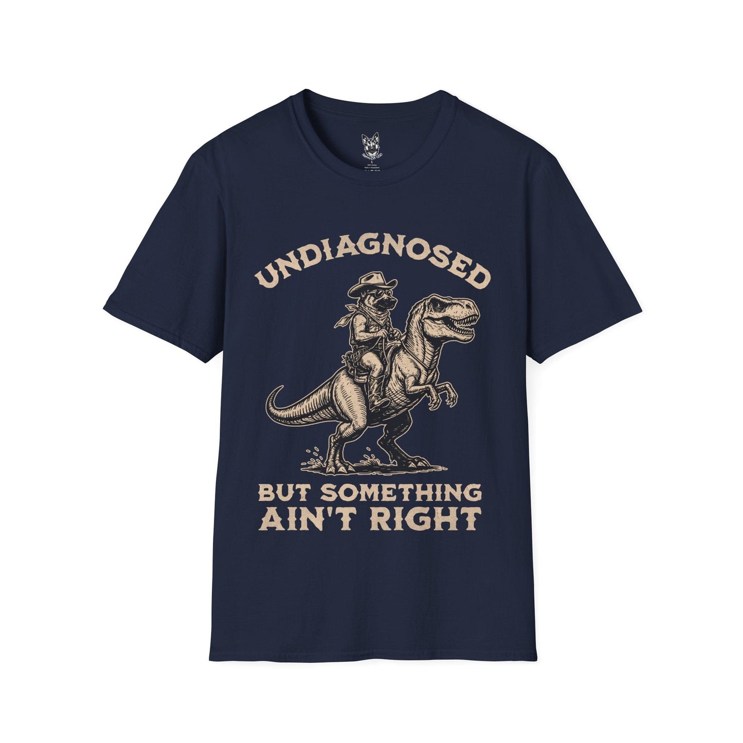 T-Shirt Navy / S Undiagnosed – Absurd German Shepherd T-Shirt (UK)