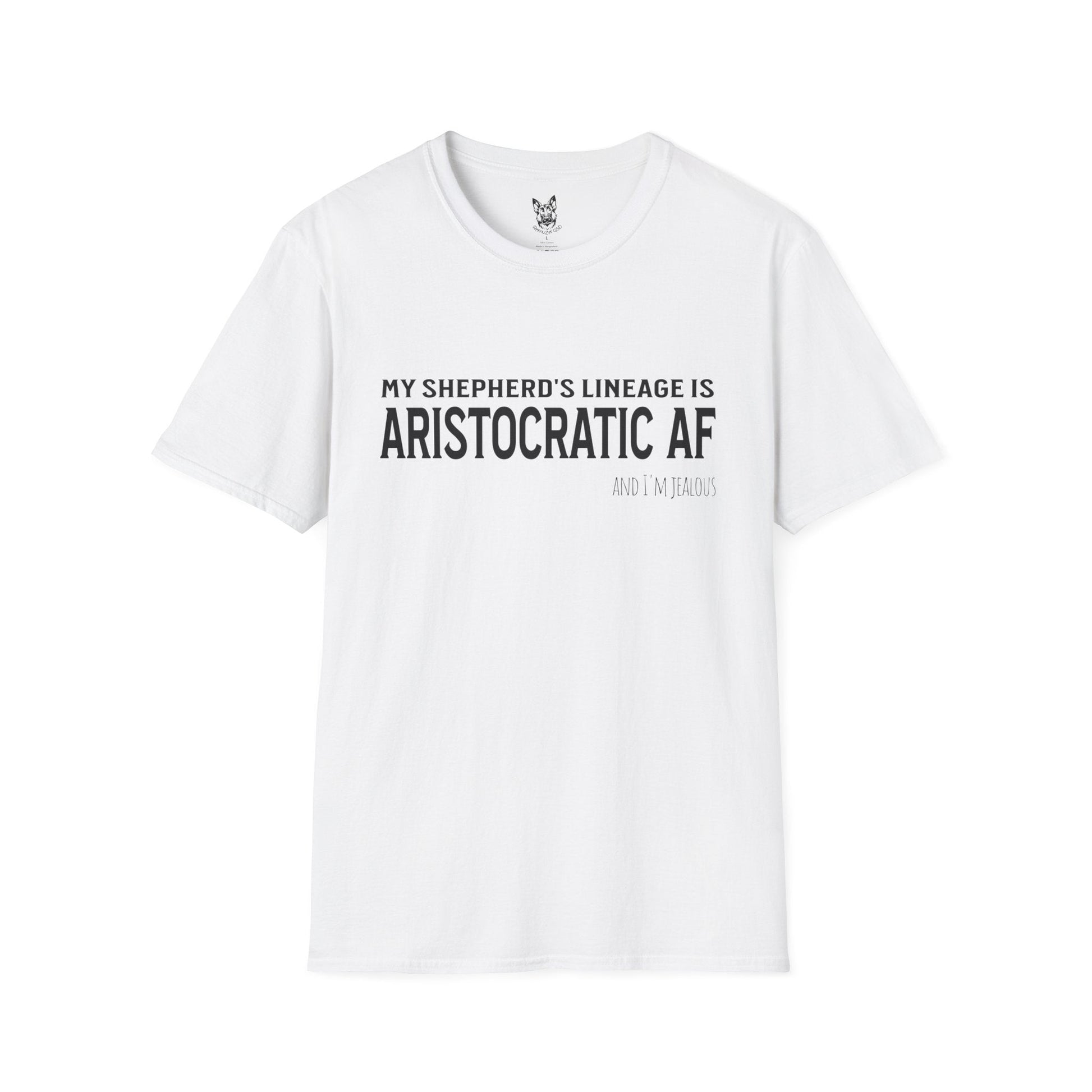 T-Shirt White / S Aristocratic AF – Royal German Shepherd T-Shirt (UK)