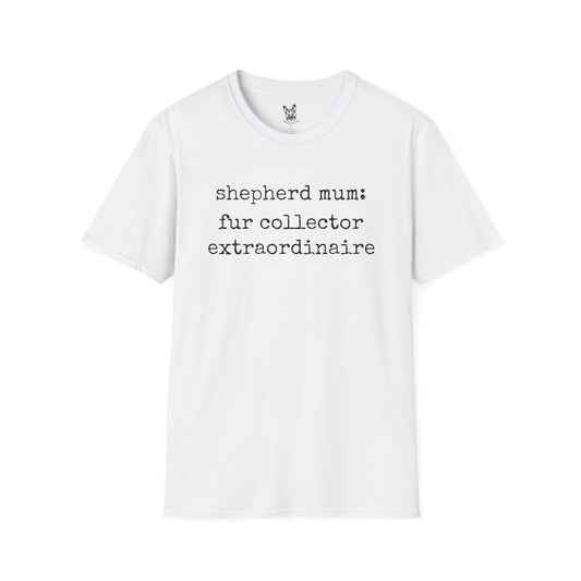 T-Shirt White / S Chief Fur Magnet – Funny German Shepherd T-Shirt (UK)