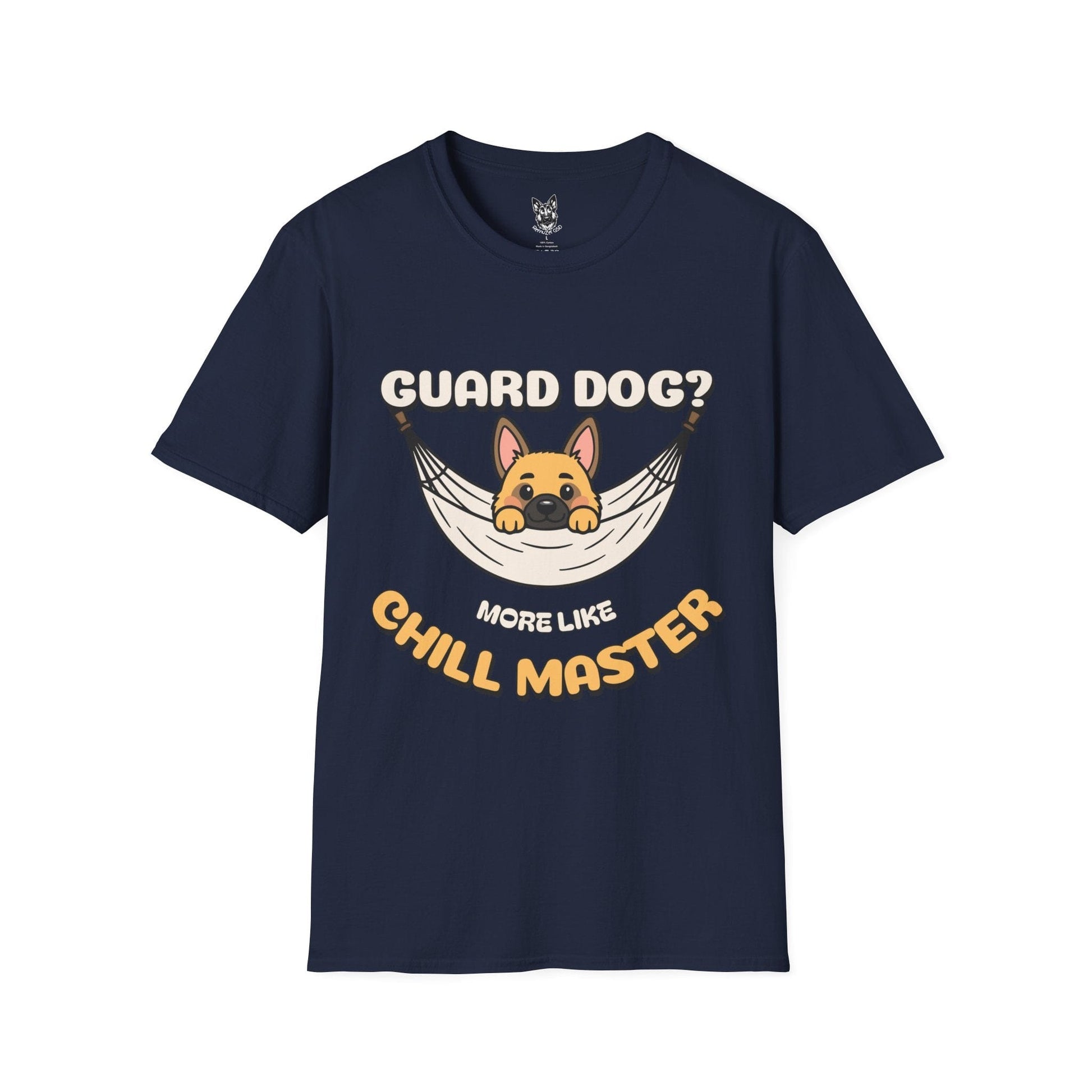 T-Shirt Navy / S Chill Master – Laid-Back German Shepherd T-Shirt (UK)