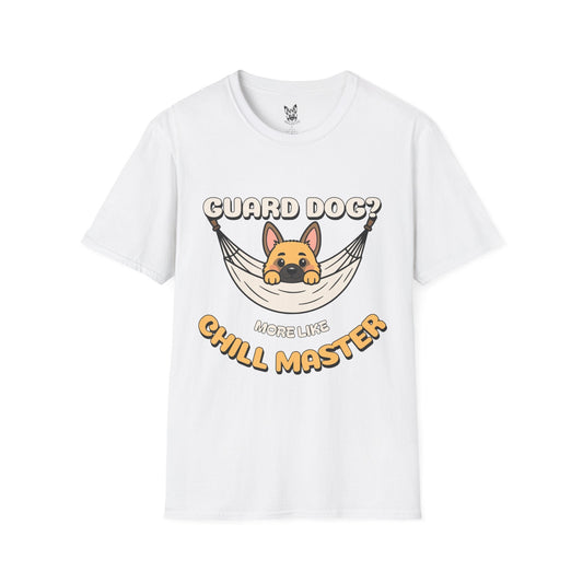 T-Shirt White / S Chill Master – Laid-Back German Shepherd T-Shirt (UK)