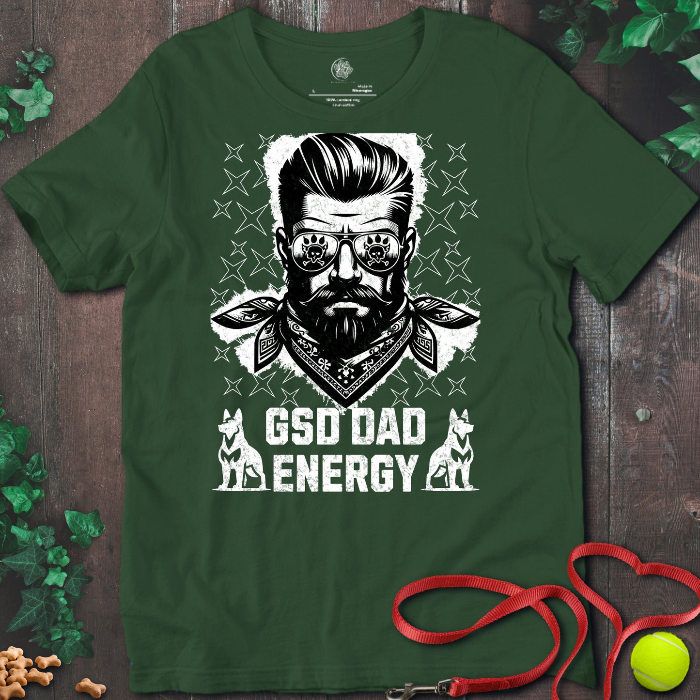 RemuzelGSD T-Shirt Forest / S GSD Dad Energy T-shirt