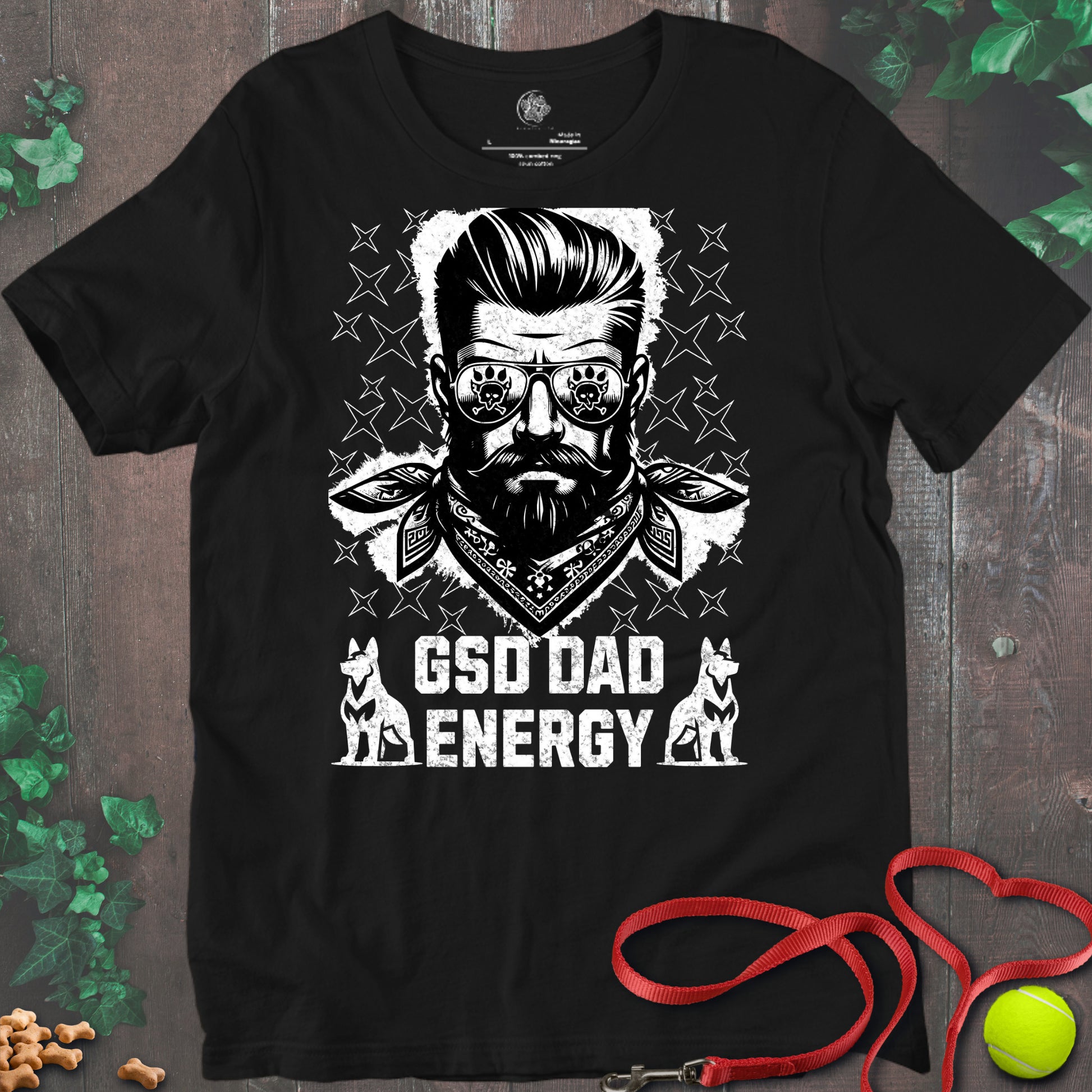 RemuzelGSD T-Shirt Black / S GSD Dad Energy T-shirt