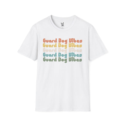 T-Shirt White / S Guard Dog Vibes – Bold German Shepherd T-Shirt (UK)