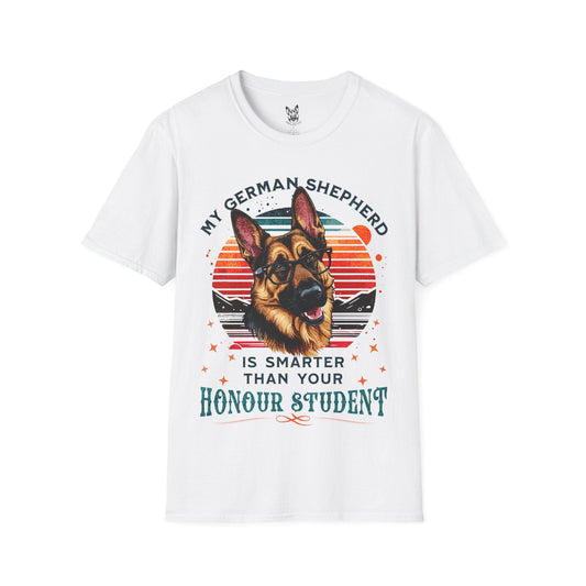 T-Shirt White / S Honours Student – Proud German Shepherd T-Shirt (UK)