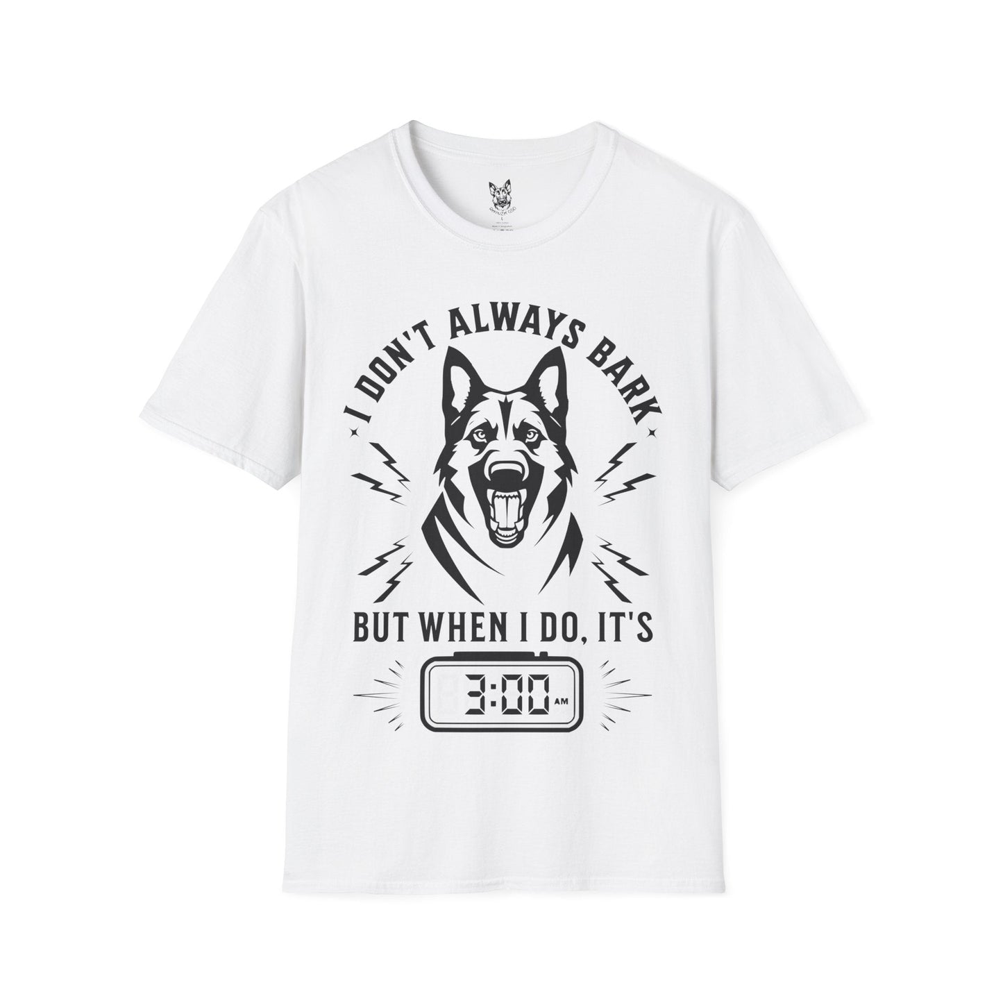 T-Shirt White / S I Don’t Always Bark – Funny German Shepherd T-Shirt (UK)