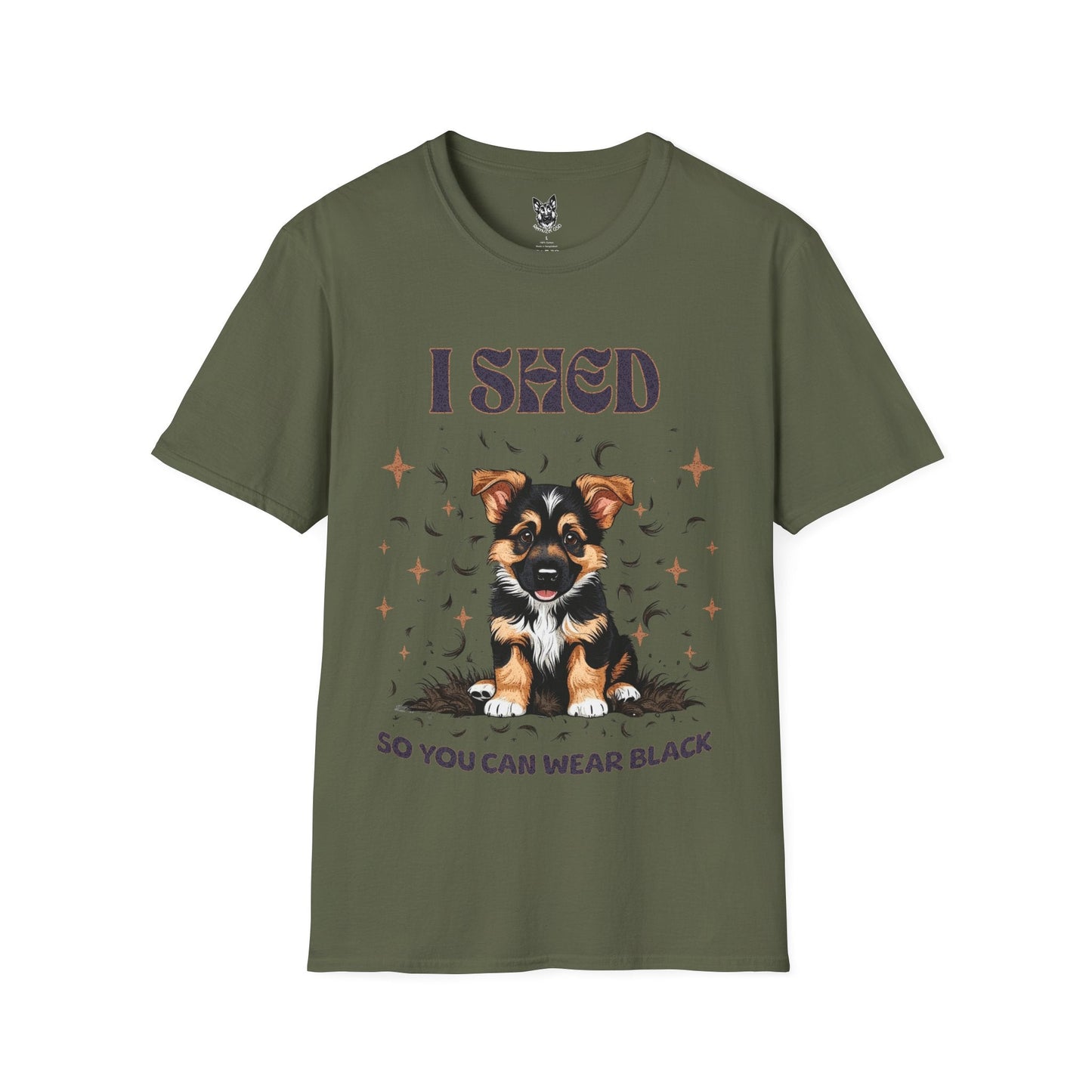 T-Shirt Military Green / S I Shed – Relatable German Shepherd T-Shirt (UK)