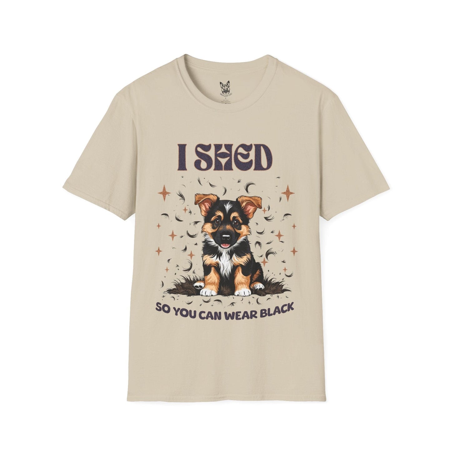T-Shirt Sand / S I Shed – Relatable German Shepherd T-Shirt (UK)