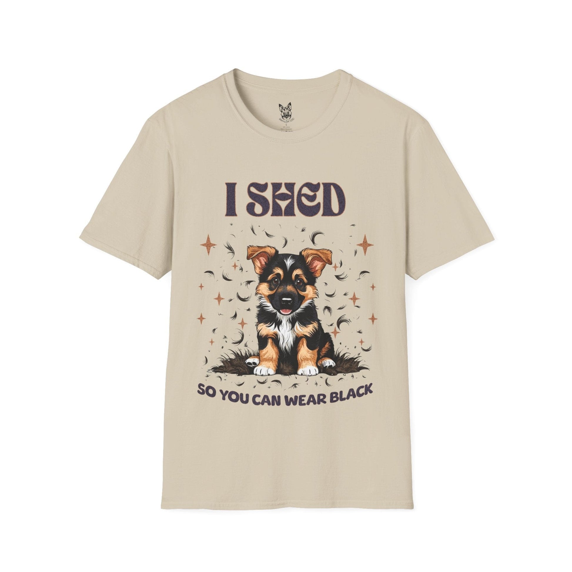 T-Shirt Sand / S I Shed – Relatable German Shepherd T-Shirt (UK)
