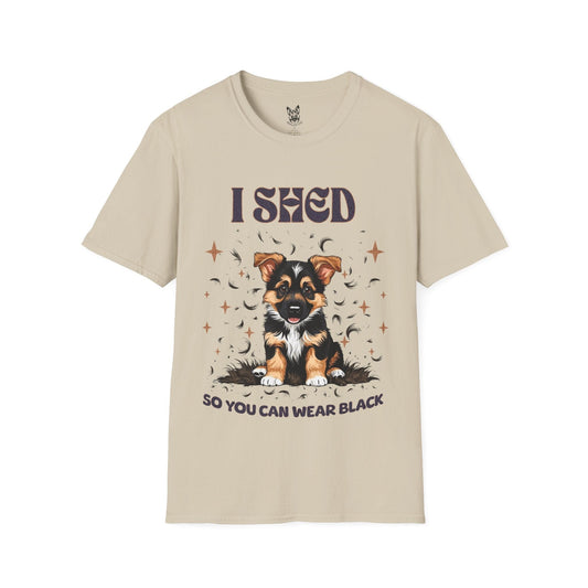 T-Shirt Sand / S I Shed – Relatable German Shepherd T-Shirt (UK)