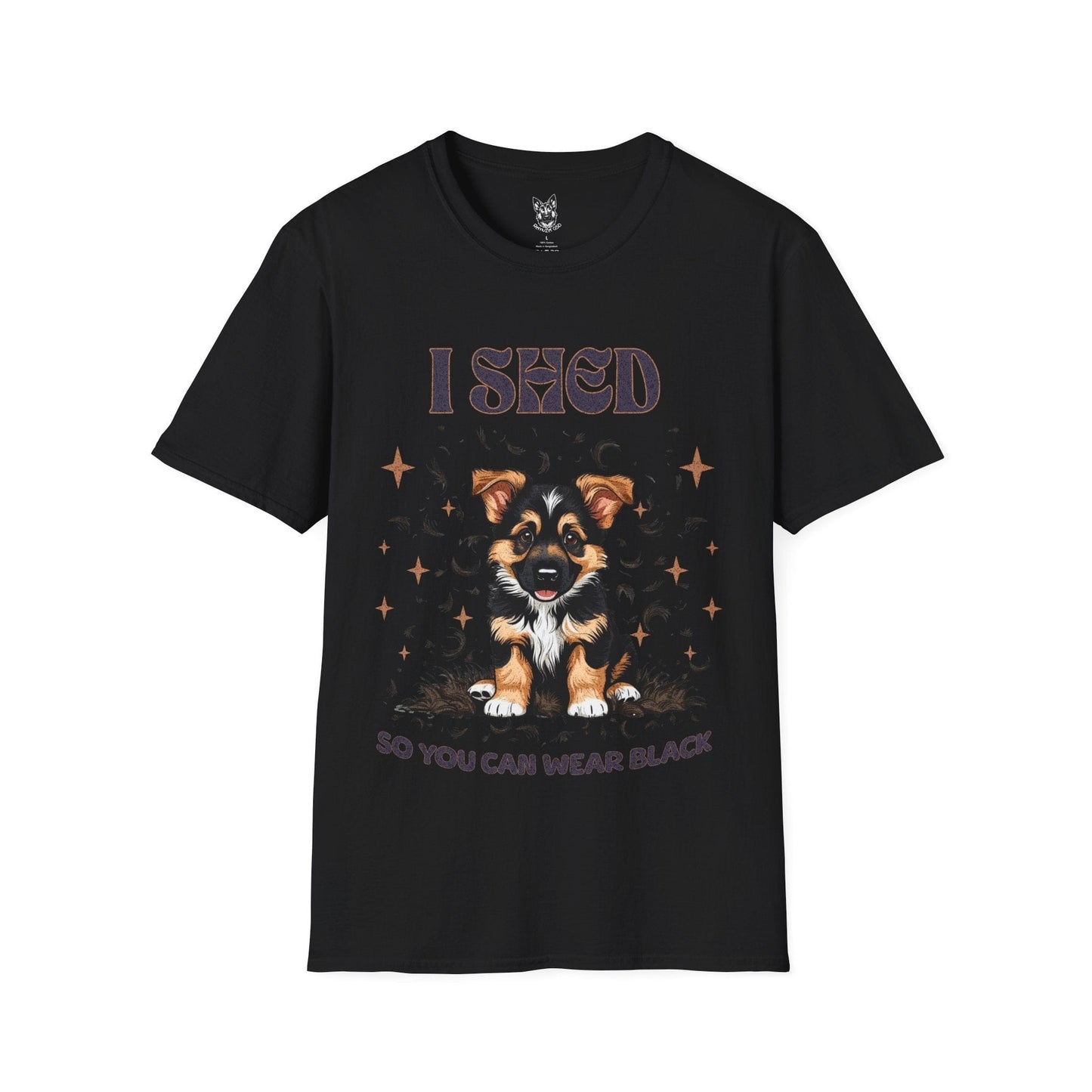 T-Shirt Black / S I Shed – Relatable German Shepherd T-Shirt (UK)