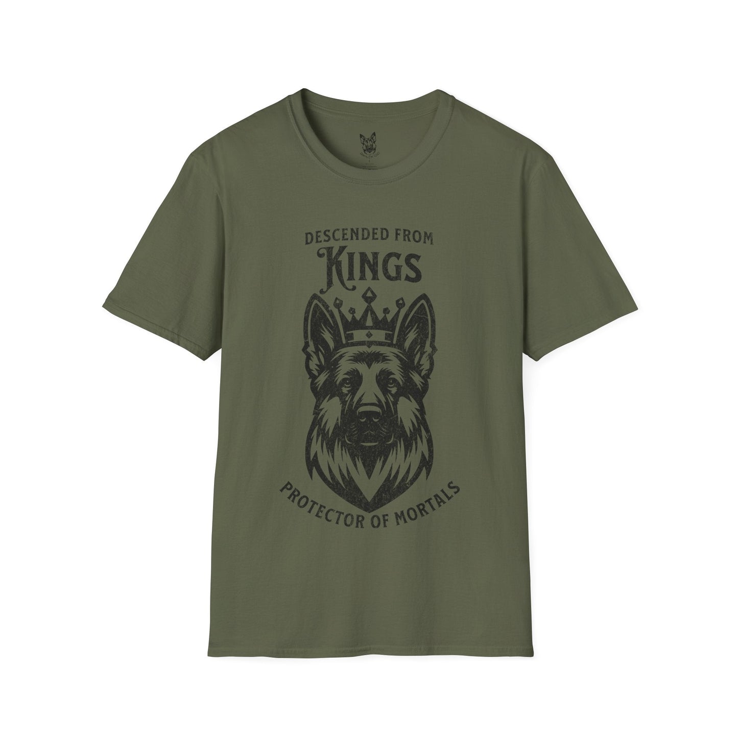 T-Shirt Military Green / S King of the Pack – Royal German Shepherd T-Shirt (UK)