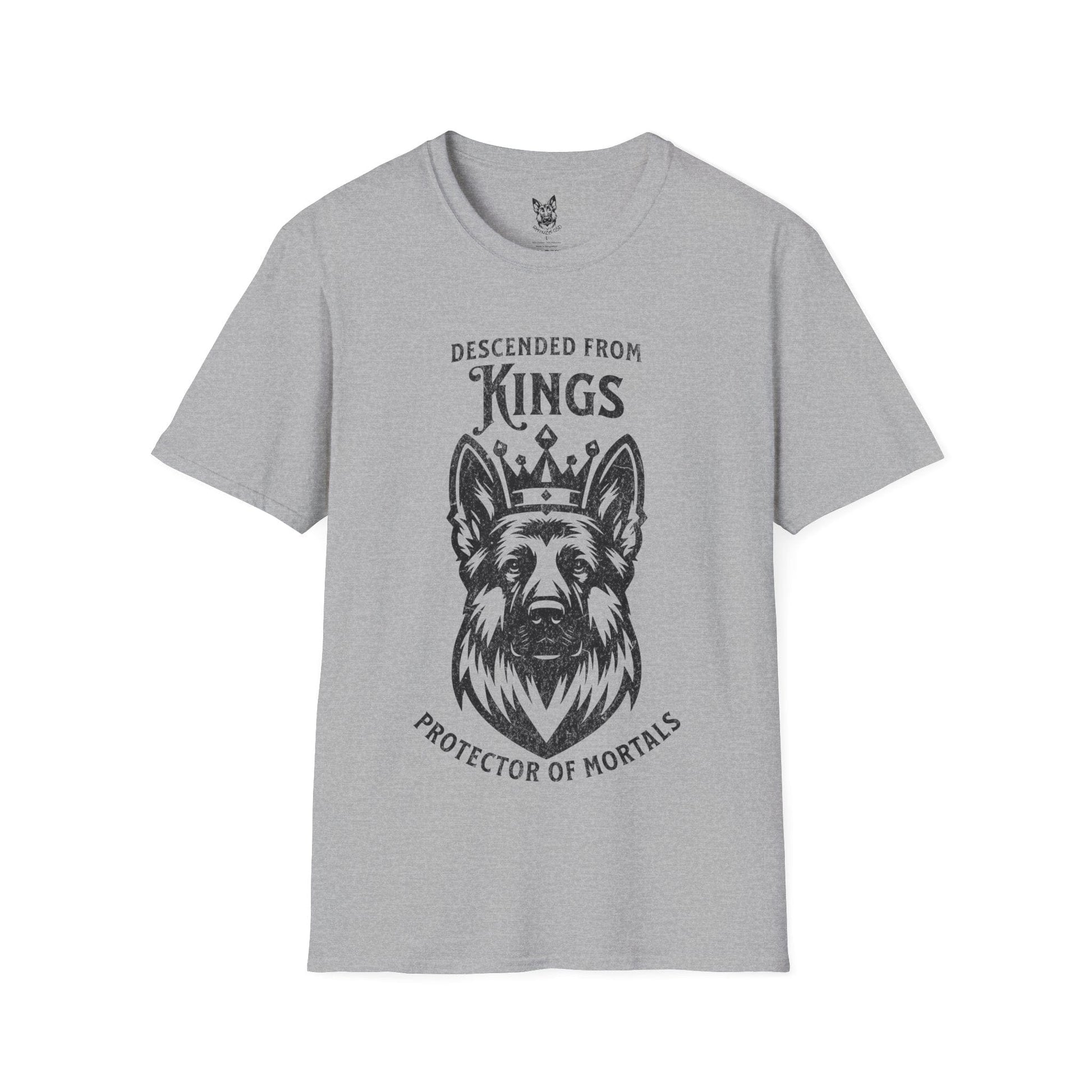 T-Shirt Sport Grey / S King of the Pack – Royal German Shepherd T-Shirt (UK)