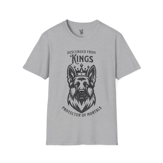 T-Shirt Sport Grey / S King of the Pack – Royal German Shepherd T-Shirt (UK)