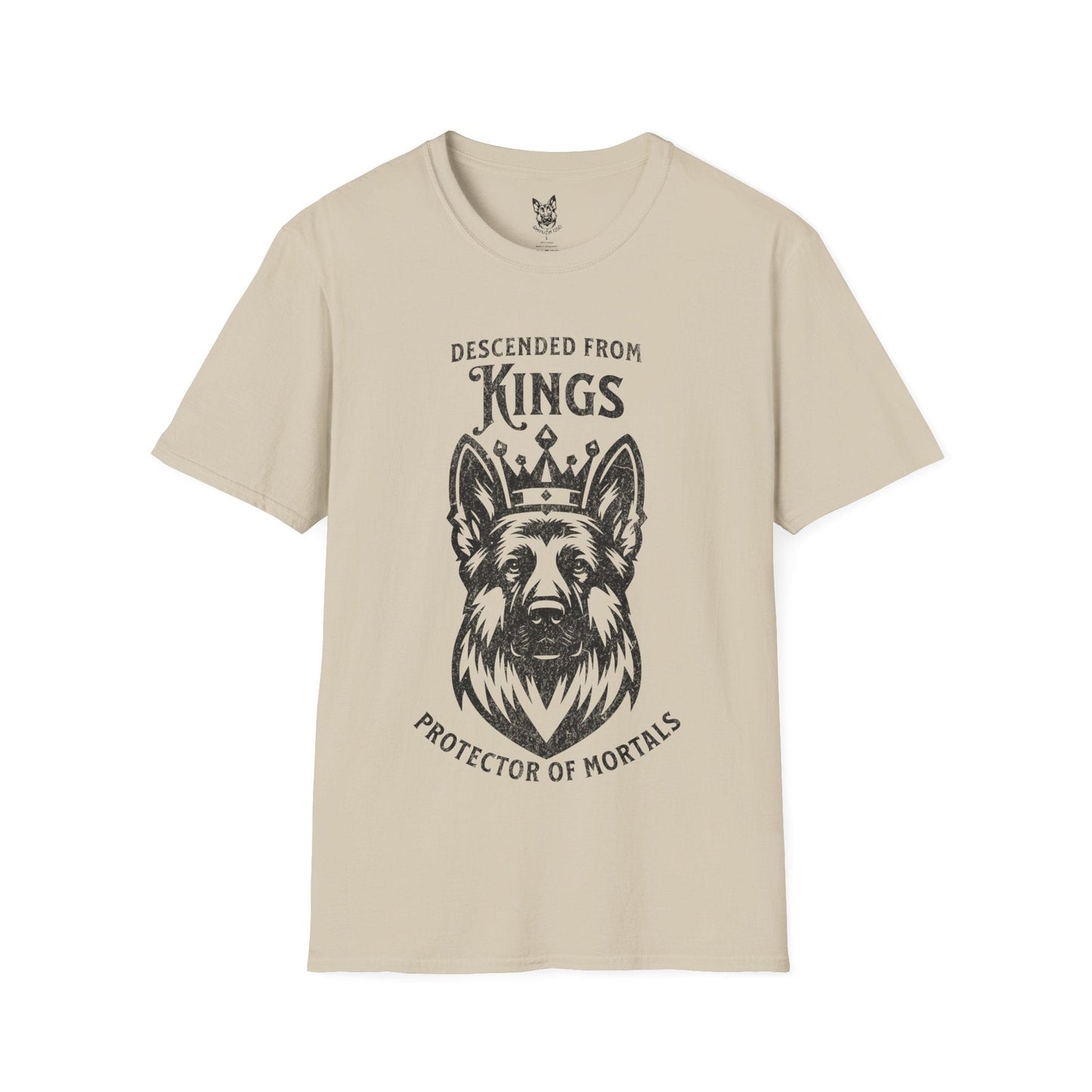 T-Shirt Sand / S King of the Pack – Royal German Shepherd T-Shirt (UK)