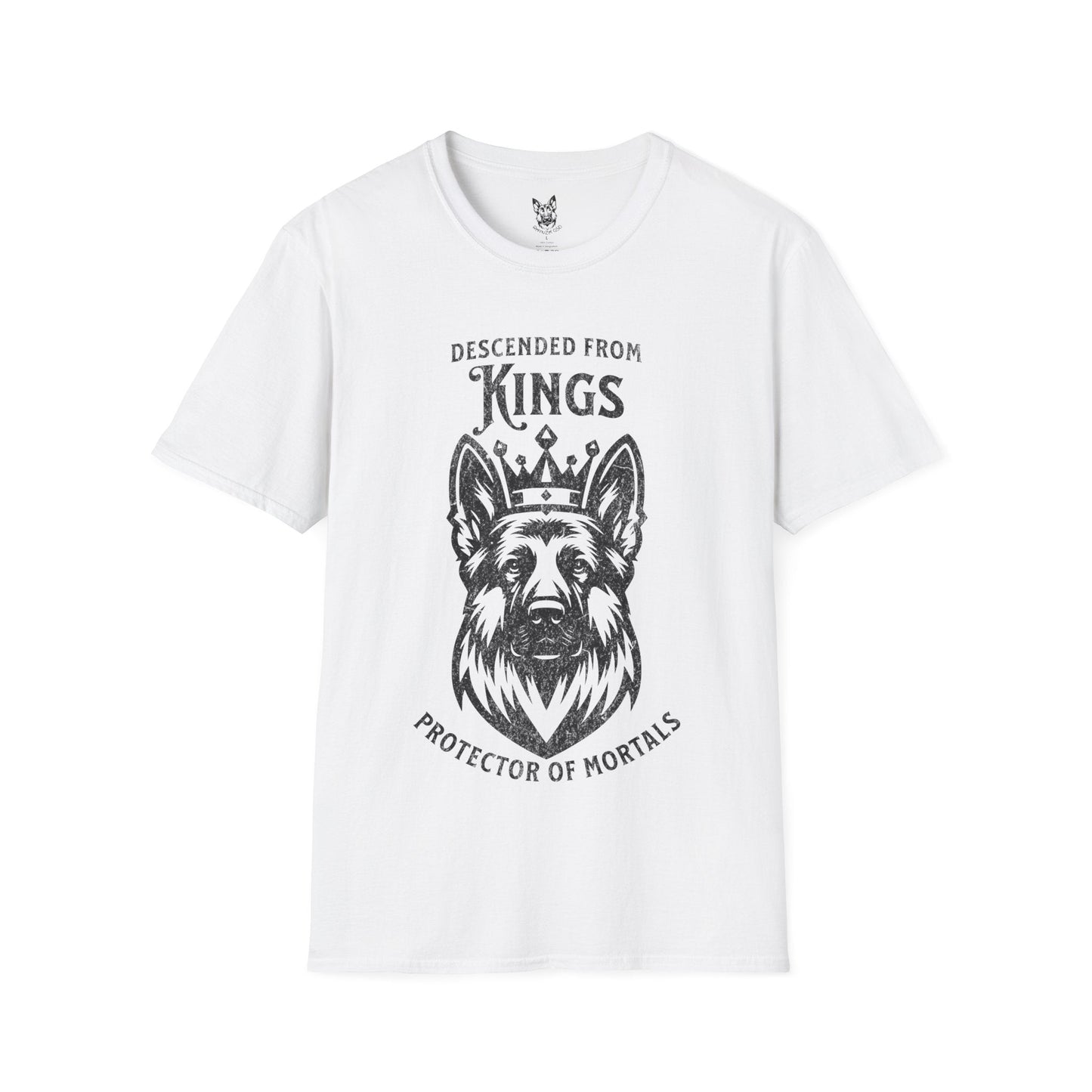 T-Shirt White / S King of the Pack – Royal German Shepherd T-Shirt (UK)