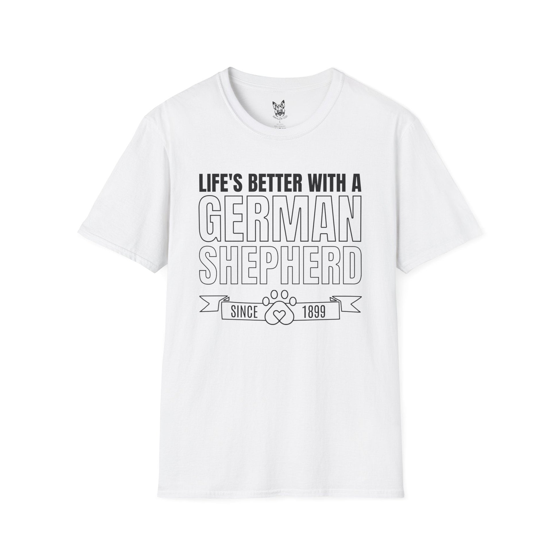 T-Shirt White / S Life’s Better With One – Proud German Shepherd T-Shirt (UK)