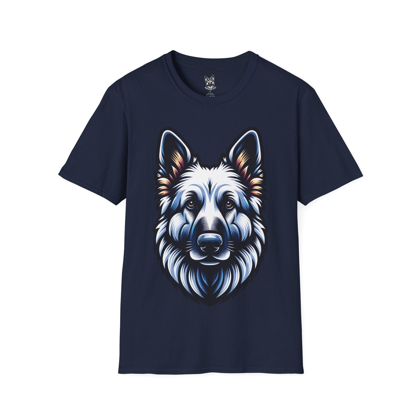 T-Shirt Navy / S Midnight Majesty – Iconic German Shepherd T-Shirt (UK)