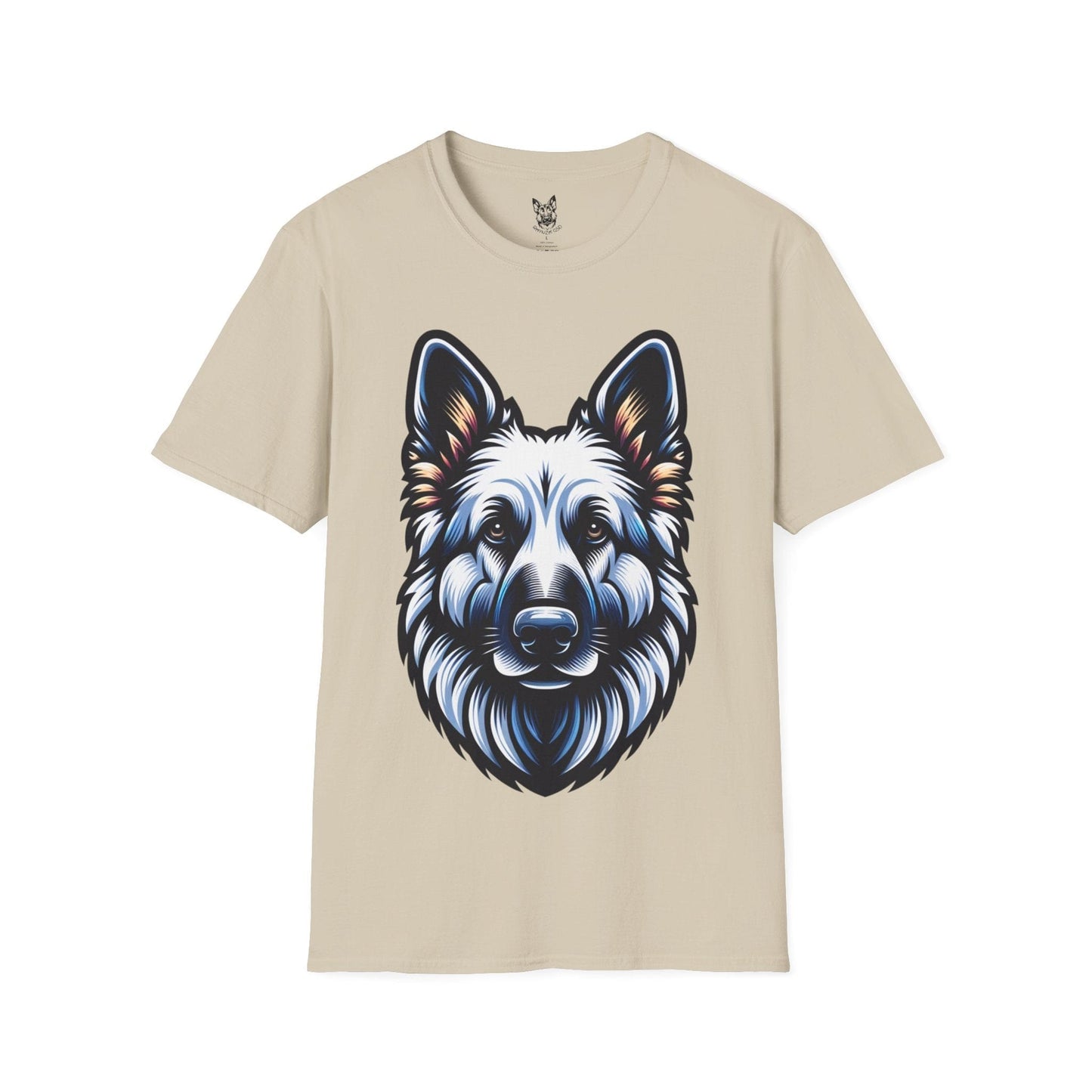 T-Shirt Sand / S Midnight Majesty – Iconic German Shepherd T-Shirt (UK)