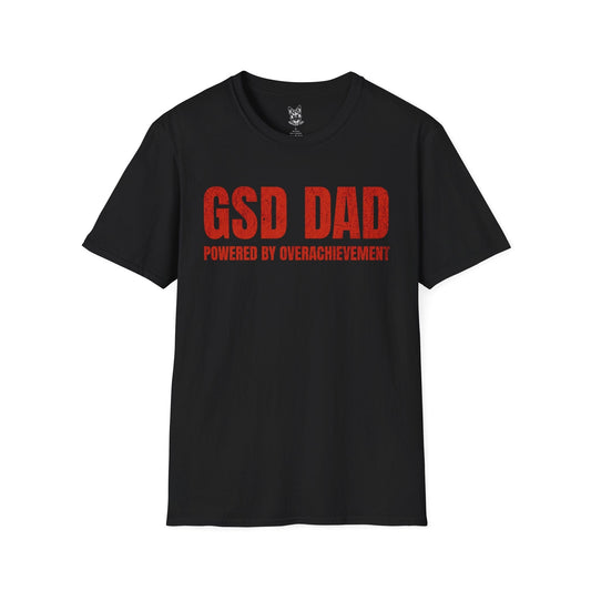 T-Shirt Black / S Overachievement Mode – Relatable German Shepherd T-Shirt (UK)