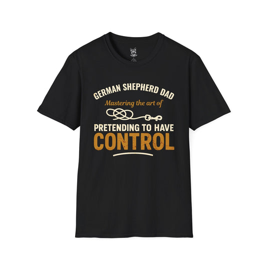 T-Shirt Black / S Pretending I’m in Charge – Relatable German Shepherd T-Shirt (UK)