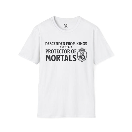 T-Shirt White / S Protector of Mortals – Regal German Shepherd T-Shirt (UK)
