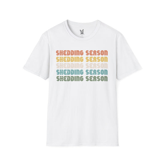 T-Shirt White / S Shedding Season – Funny German Shepherd T-Shirt (UK)
