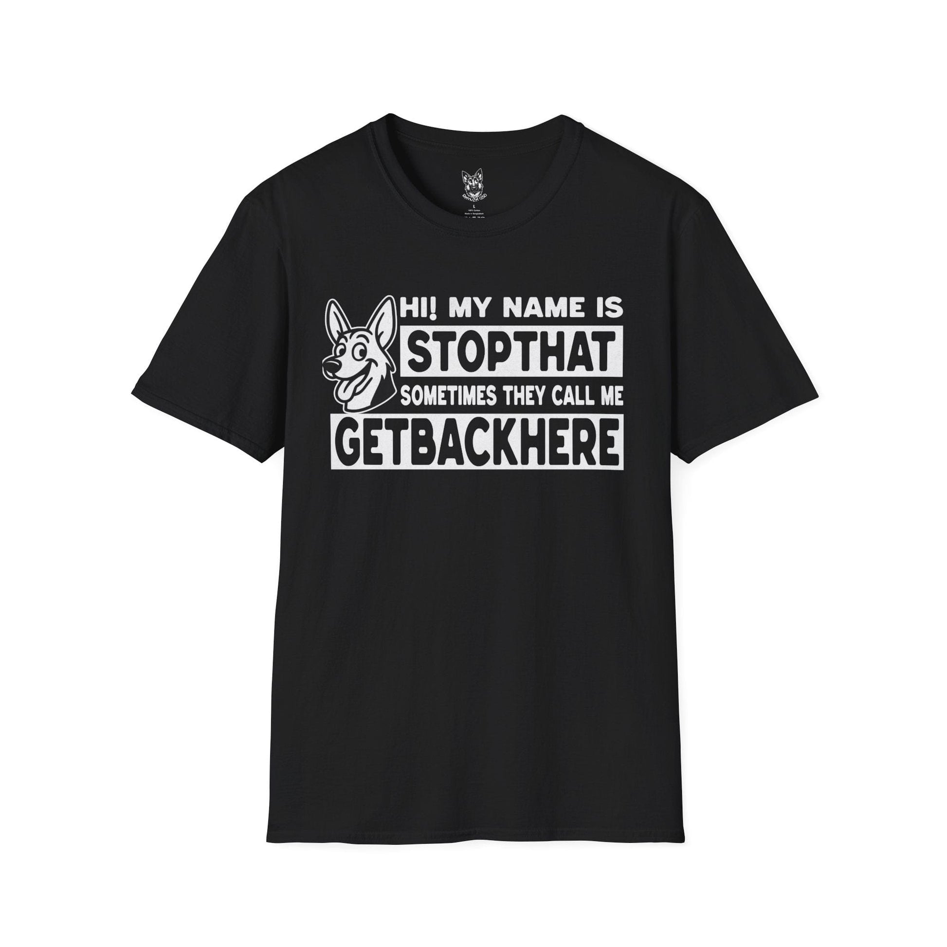 T-Shirt Black / S STOPTHAT – Funny German Shepherd T-Shirt (UK)