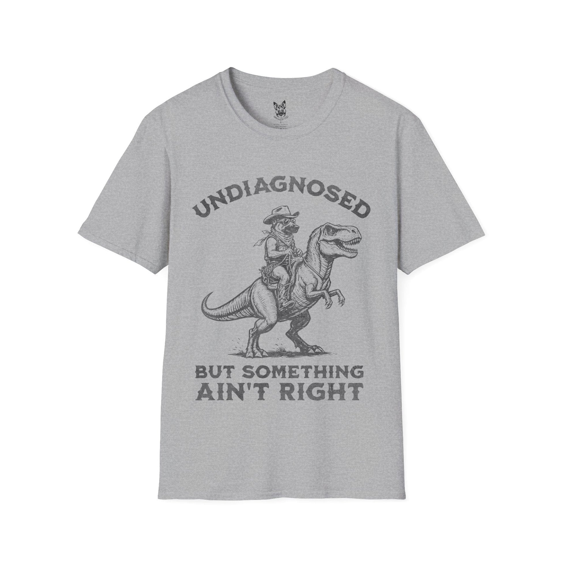 T-Shirt Sport Grey / S Undiagnosed – Absurd German Shepherd T-Shirt (UK)